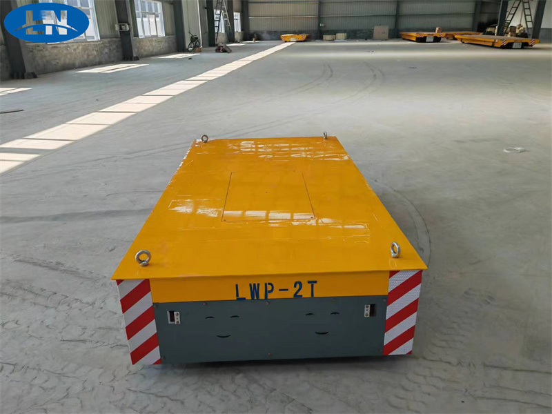 Motorized Trackless Transfer Cart með rafhlöðu