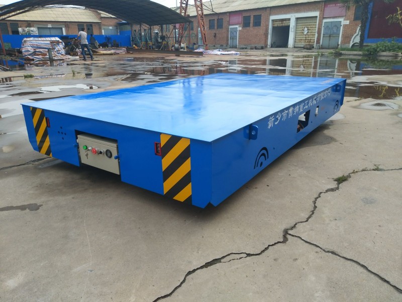 2 Tons Battery Powered Trackless Transfer Trolley