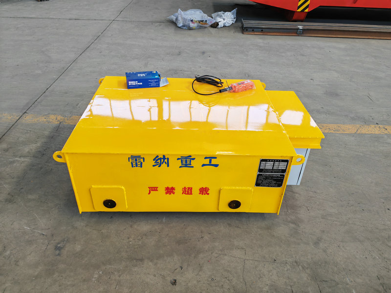 Verksmiðju Transport Battery Operated Rail Transfer Cart