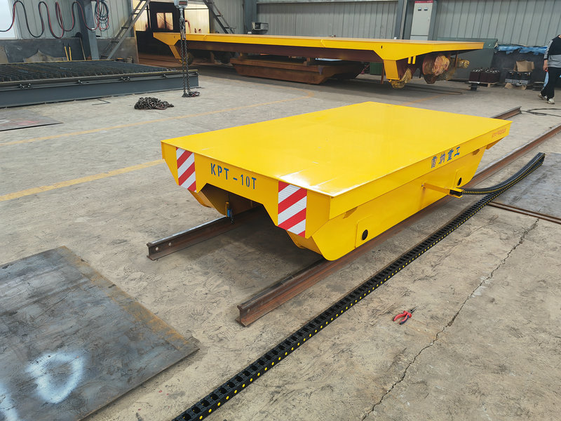Eldsneytið Flat Cart með Rail 10 Ton