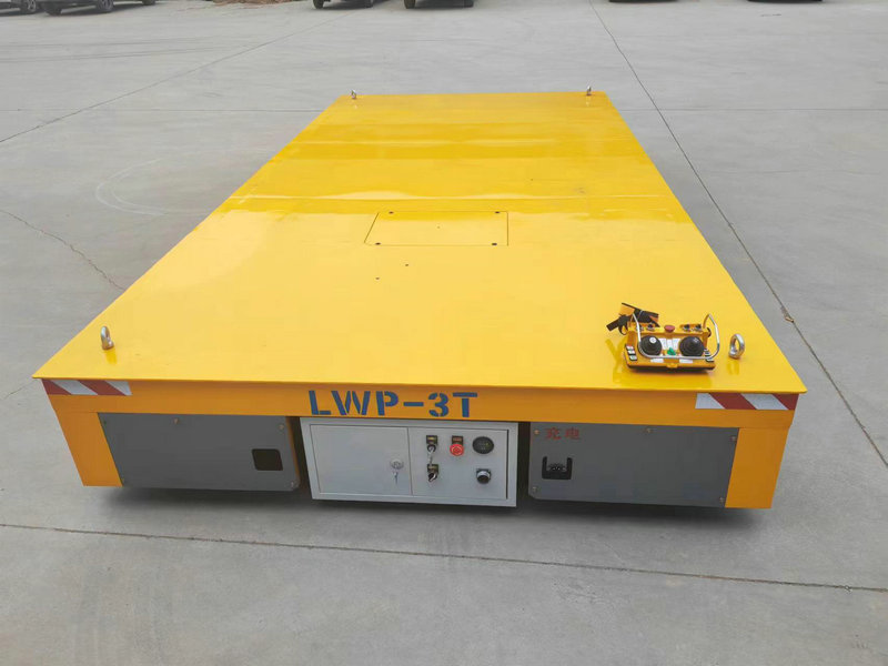 Heavy Load 3 Tons Stál Trackless Transfer Cart