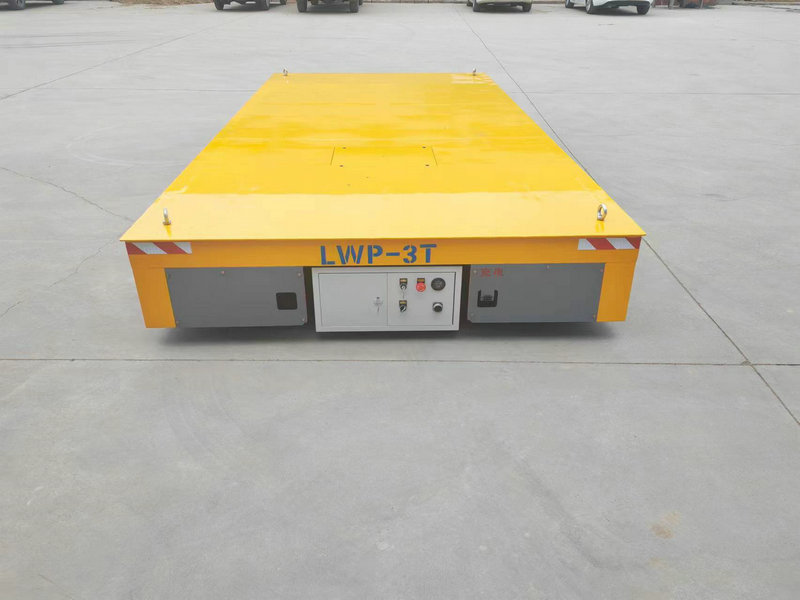 Heavy Load 3 Tons Stál Trackless Transfer Cart