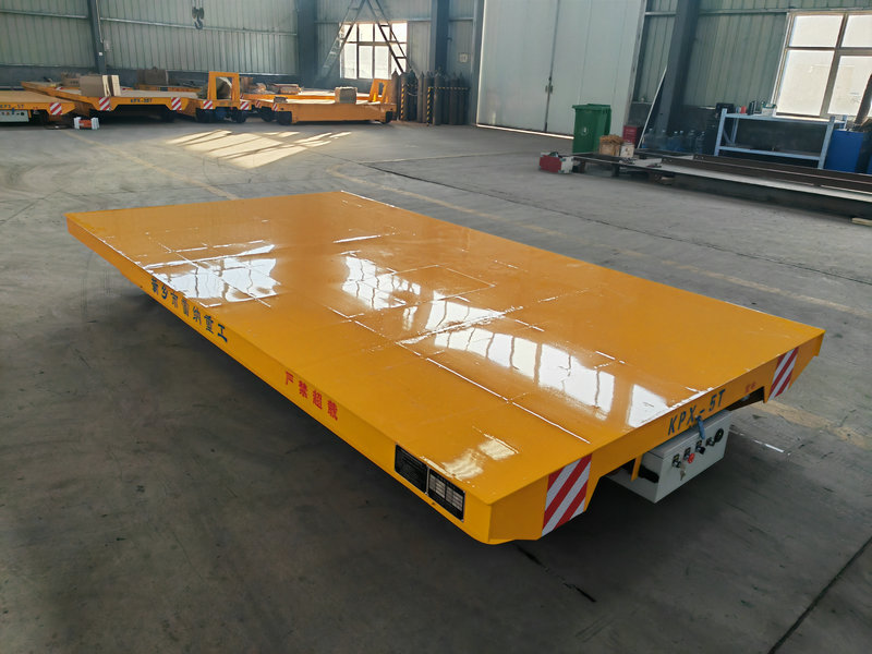 Raw Material Handling Rail Transfer Trolley