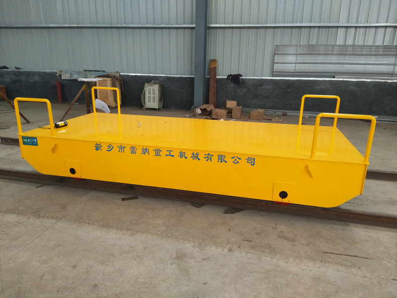 5 Tons Steel Pipe Battery Rail Transfer Cart