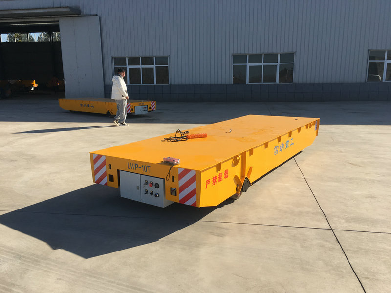 10 tonna sérsniðin Trackless Transfer Trolley