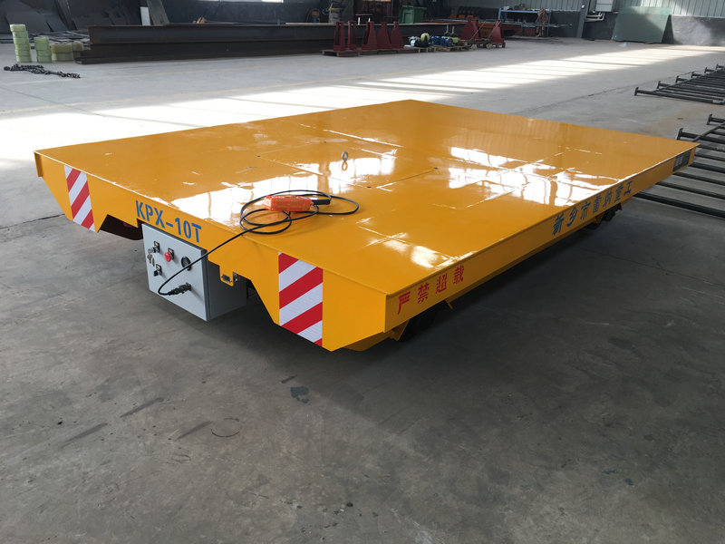 Sérsniðin 10 Tons Rail Transfer Trolley fyrir Heavy Loads