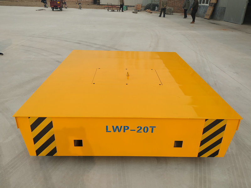 Electric Heavy Duty 20 Ton Flat Bed Trolley