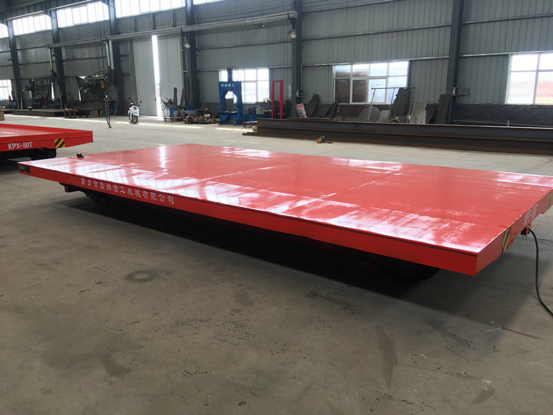 KPX 15 Tons Electric Rail Flat Cart
