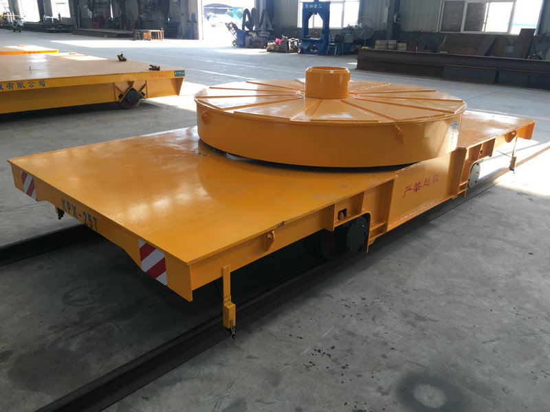 Industrial Motorized Turntable Rail Transfer Troll