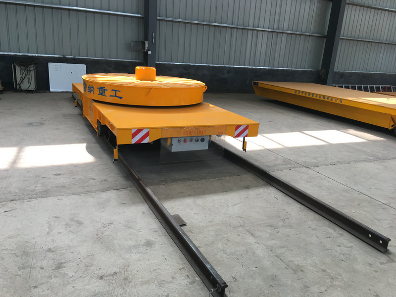 Industrial Motorized Turntable Rail Transfer Troll