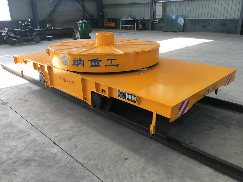 Industrial Motorized Turntable Rail Transfer Troll