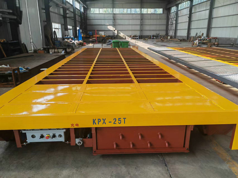 Sérsniðin þyngd 25 tonn Rail Transfer Trolley