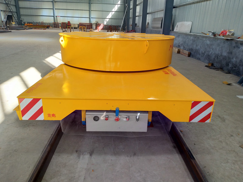 Steelable rafmagns Turntable Rail Transfer Cart