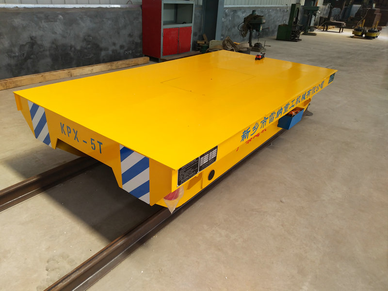 Steel Pipe 5 Tons Battery Rail Transfer Trolley