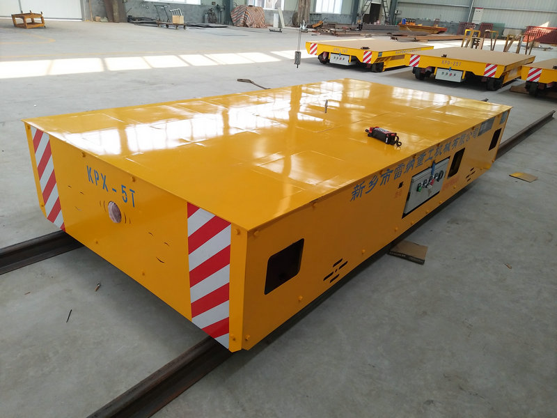 5 Tons Battery Rail efni flutning traktor vagn