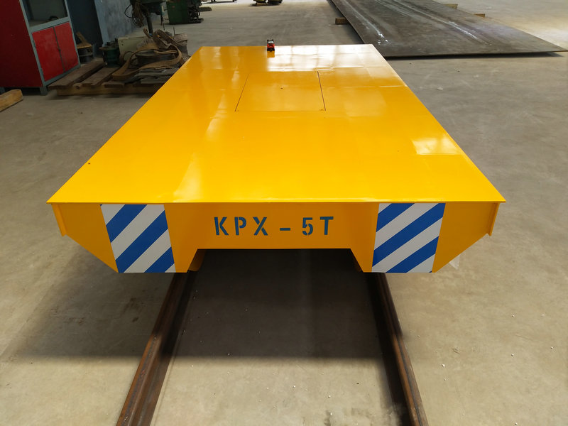 Steel Pipe 5 Tons Battery Rail Transfer Trolley