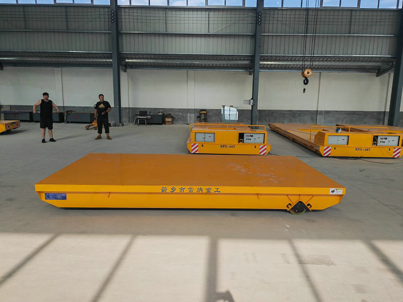 Motorized Electric Trackless Transfer Multidirectional Cart með rafhlöðu