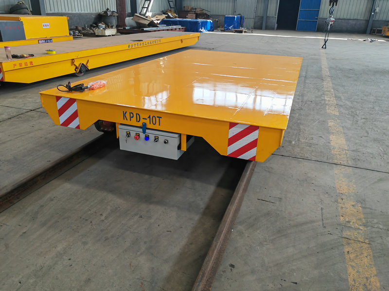 Industrial Transport Solution Low Voltage Rail Transfer Trolley