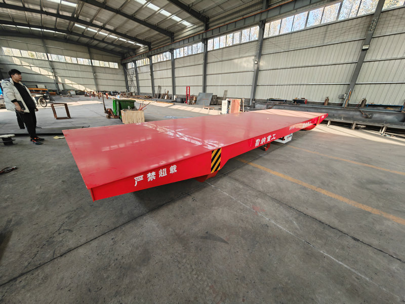 20 Ton Customized Low Voltage Powered Steel Rail Transfer Trolley