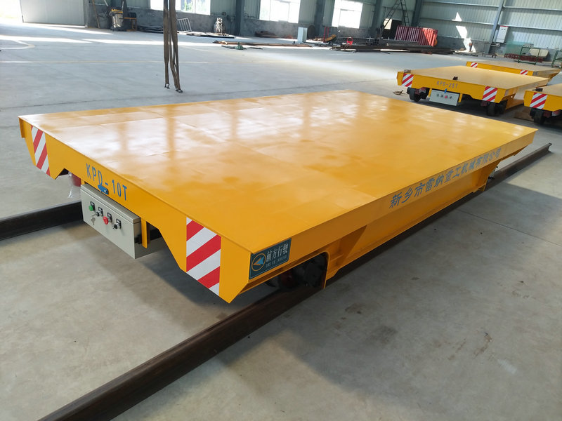 Heat Treatment Workshop Low Voltage Rail Electric Transfer Cart